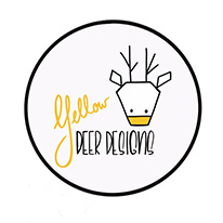 Yellow deer designs