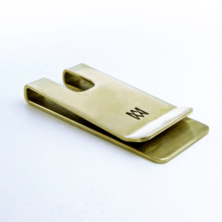 Brass money clip – Millet Wade Brass money clip Millet Wade