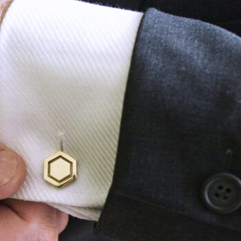 Cufflink - Hexagon Millet Wade